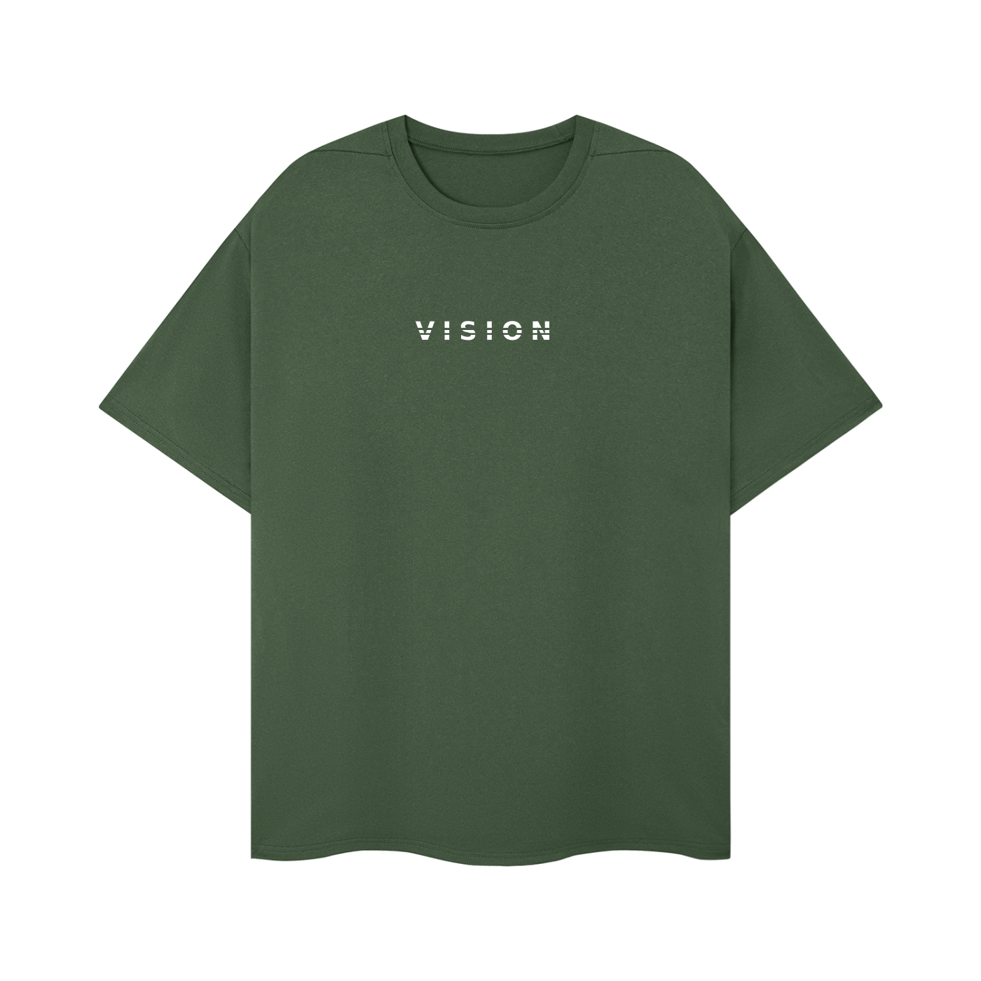 A.MP Vision Men's Performance Regular Fit T-Shirt — fit detail