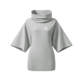 A.MP Oversized Turtleneck Batwing T-Shirt — turtleneck detail