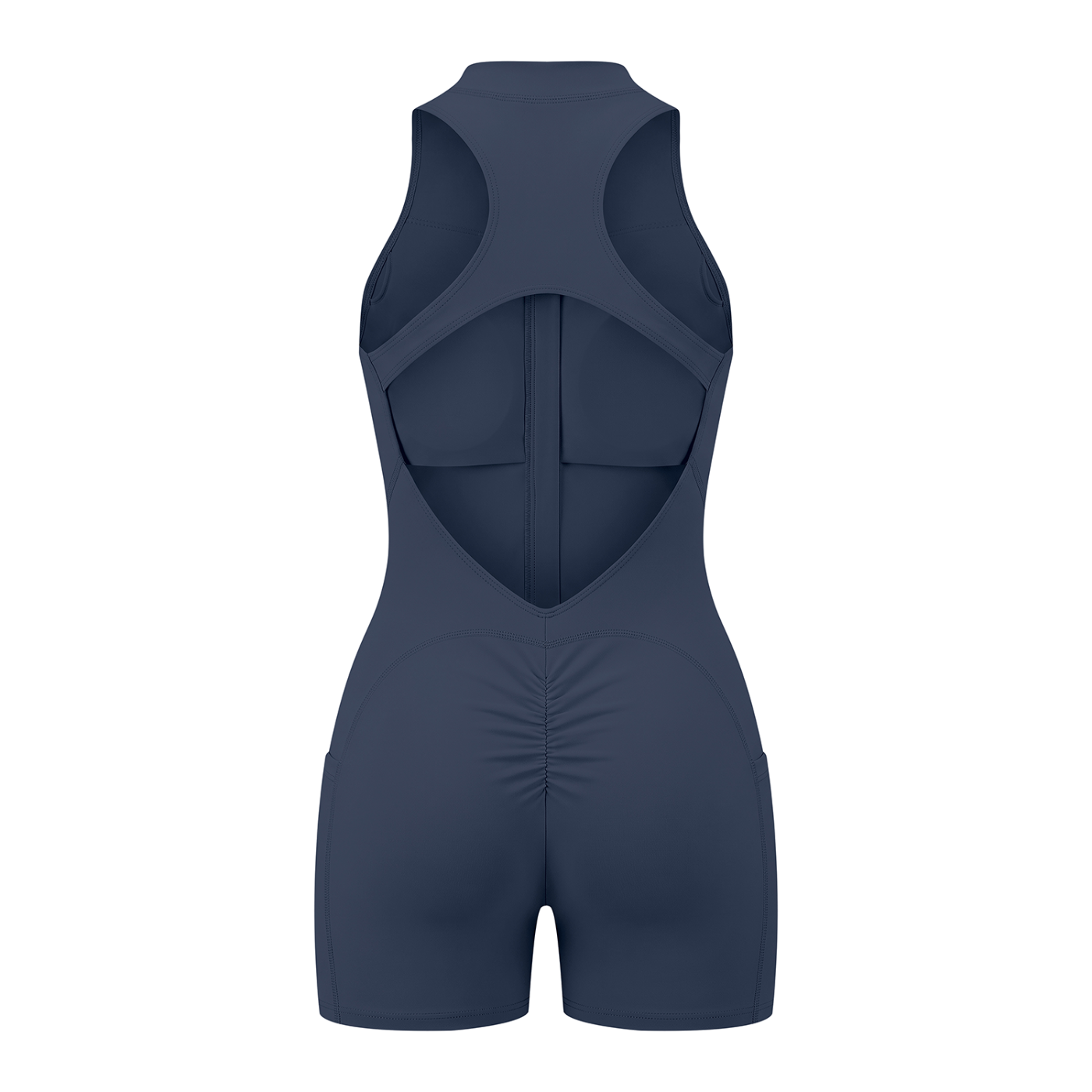 A.MP Women's Quarter-Zip Yoga Romper