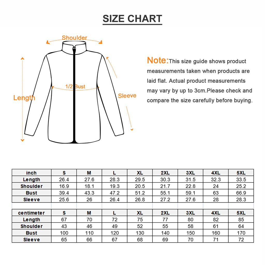 All-Over Print Men's Hooded Zipper Windproof Jacket