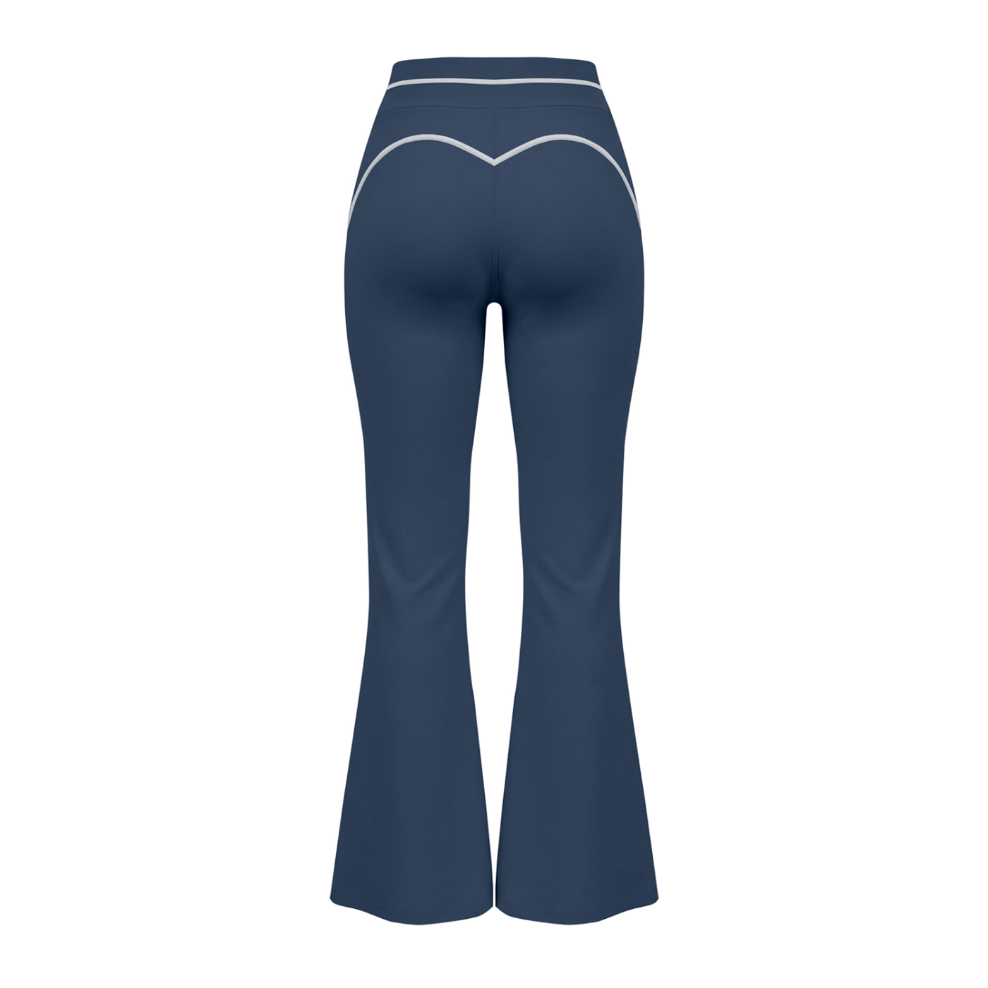 A.MP Women's High-Rise Flared Yoga Pants, shape-retaining four-way stretch fabric