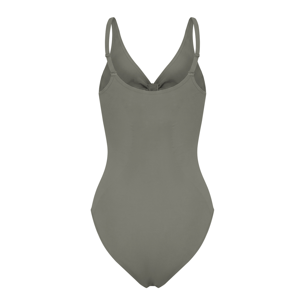 A.MP - A Scale Full-Zip Ruched Bodysuit