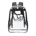 A.MP Clear Essentials Backpack — side view