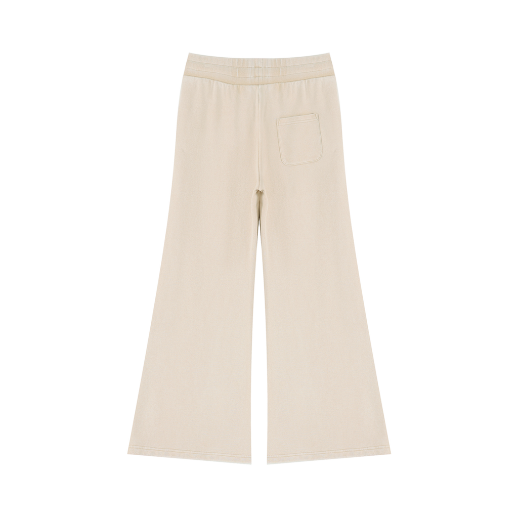 A.MP Mineral Wash Flared Sweatpants — flare detail