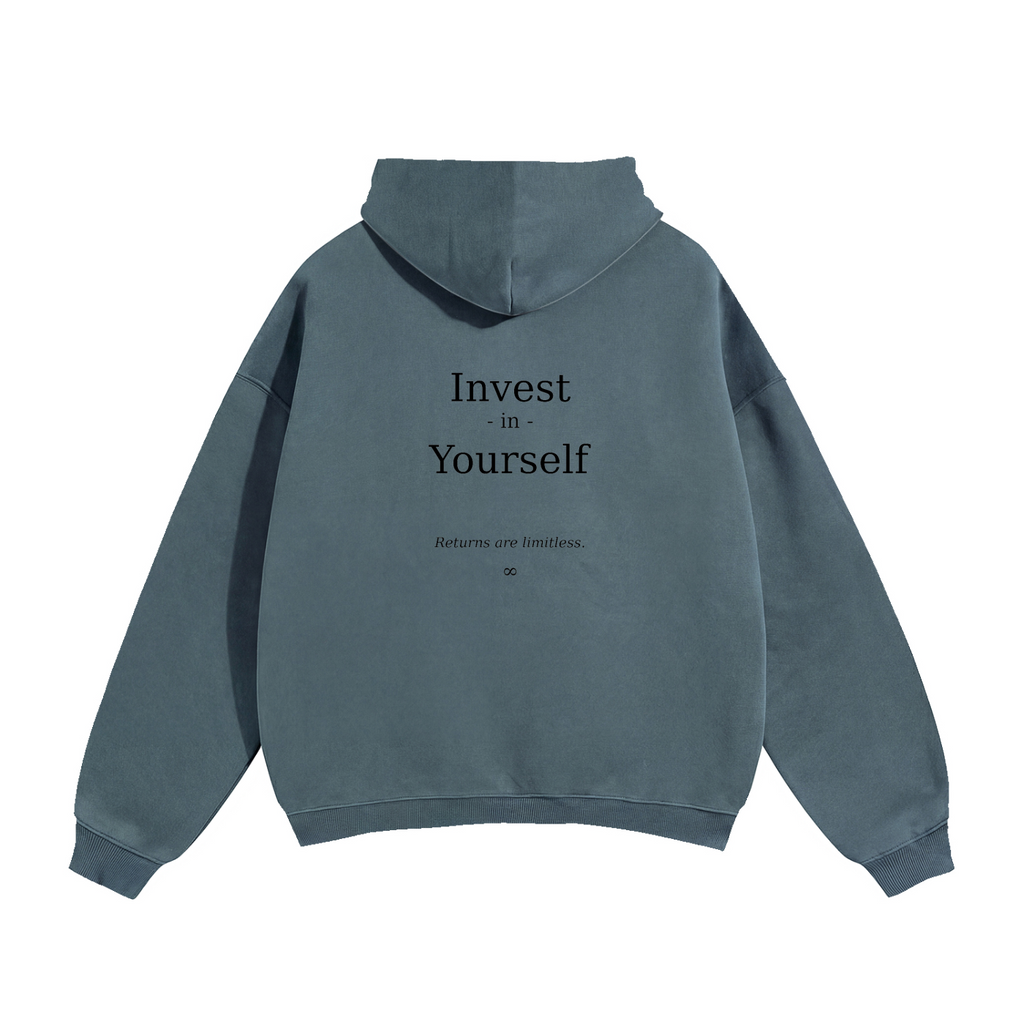 A.MP Oversized Fleeced Hoodie | Premium Heavyweight Unisex Streetwear | Invest In Yourself