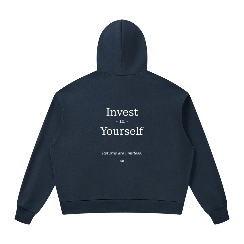 A.MP Premium 360GSM Heavyweight Zip Hoodie | Invest In Yourself | Unisex Streetwear