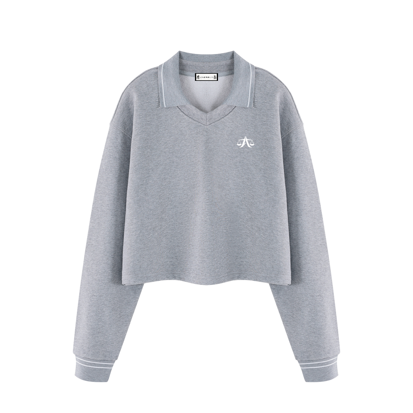 A.MP Cropped Collared Sweatshirt — colour option