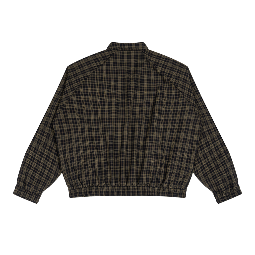 A.MP Heritage Plaid Track Jacket — plaid detail