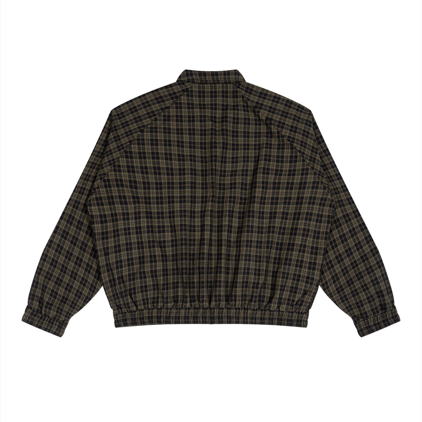 A.MP Heritage Plaid Track Jacket — plaid detail