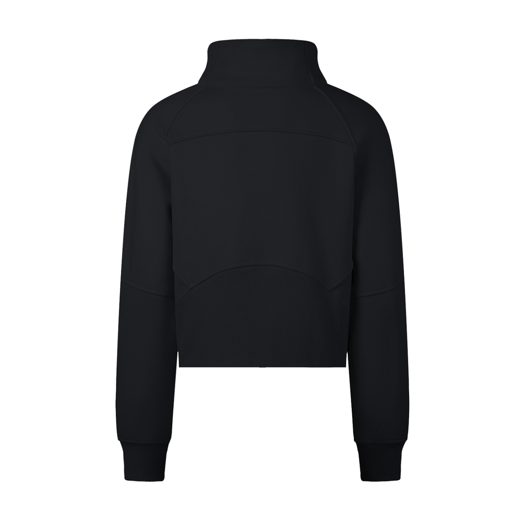 A.MP - A Scale Cropped Half-Zip Sweatshirt