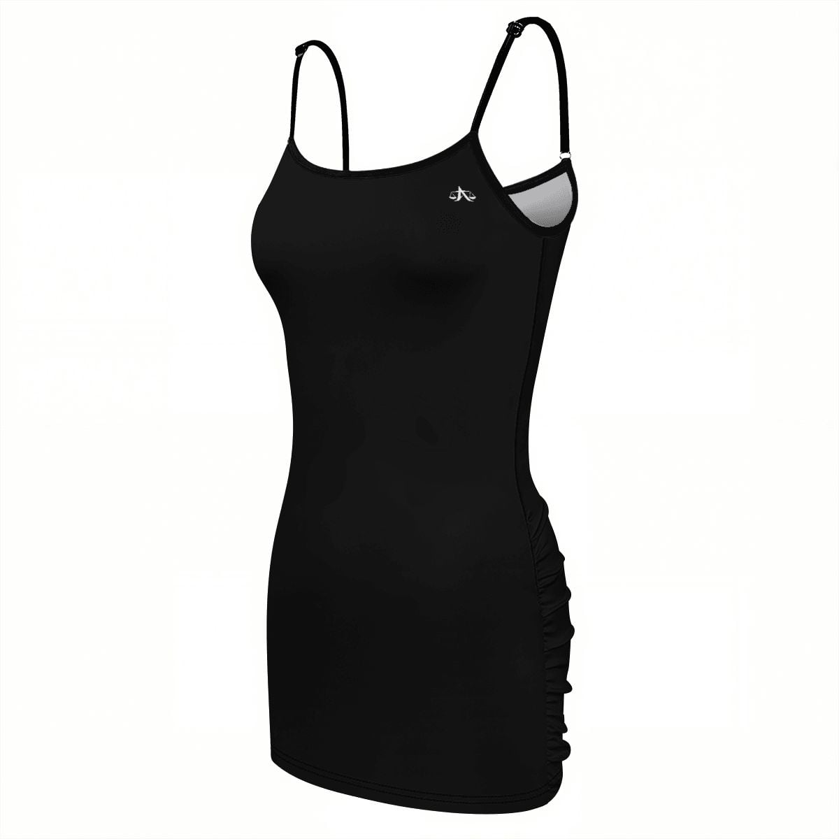 A.MP Spaghetti Strap Bodycon Mini Dress — backless view