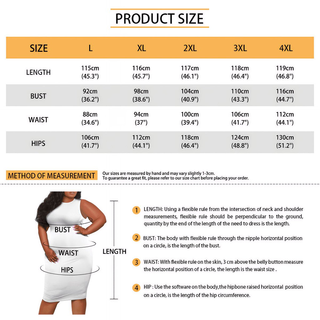 A.MP Plus Size Sleeveless Bodycon Dress — print detail
