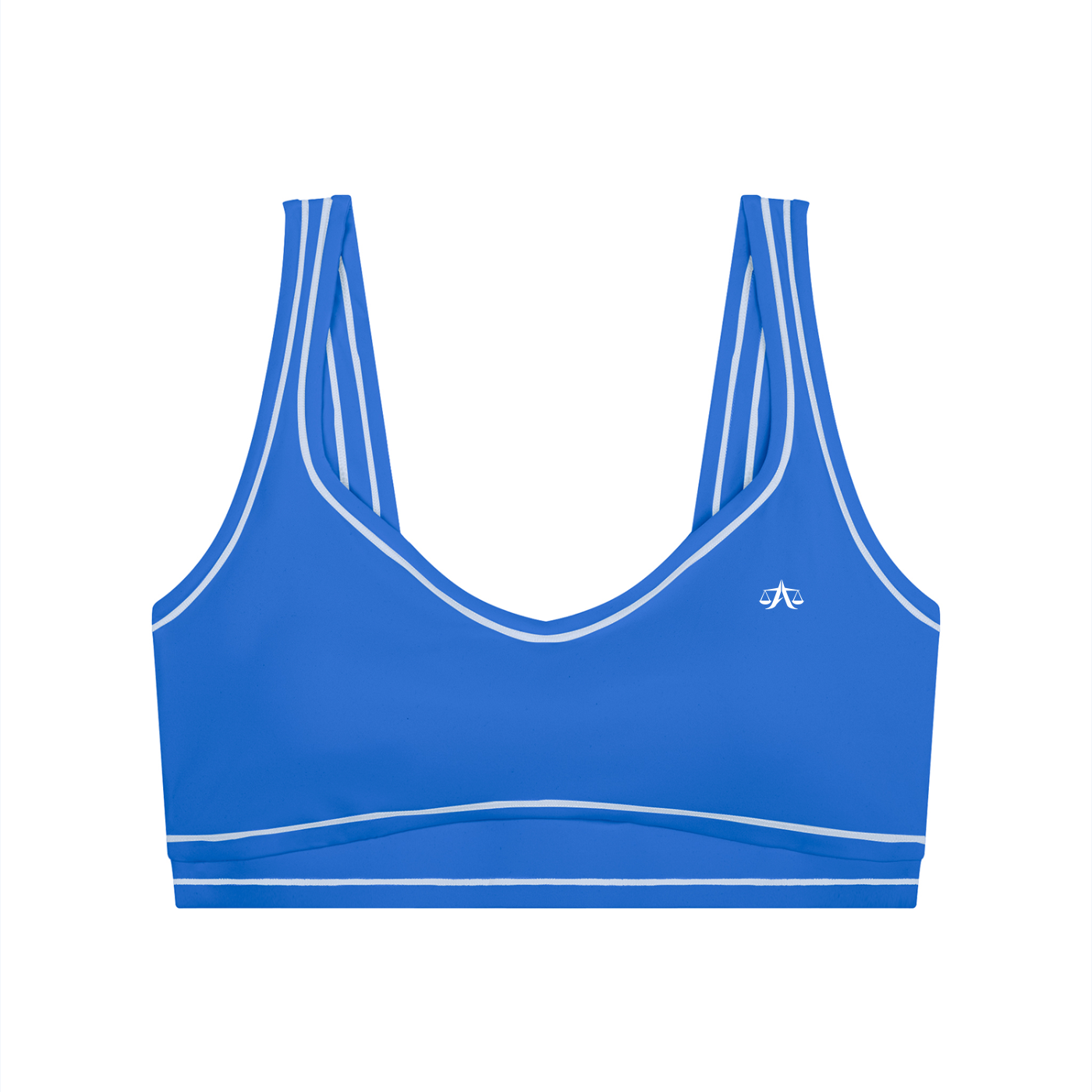 A.MP Women's Sculpt Contour Sports Bra — 220GSM premium activewear, front view