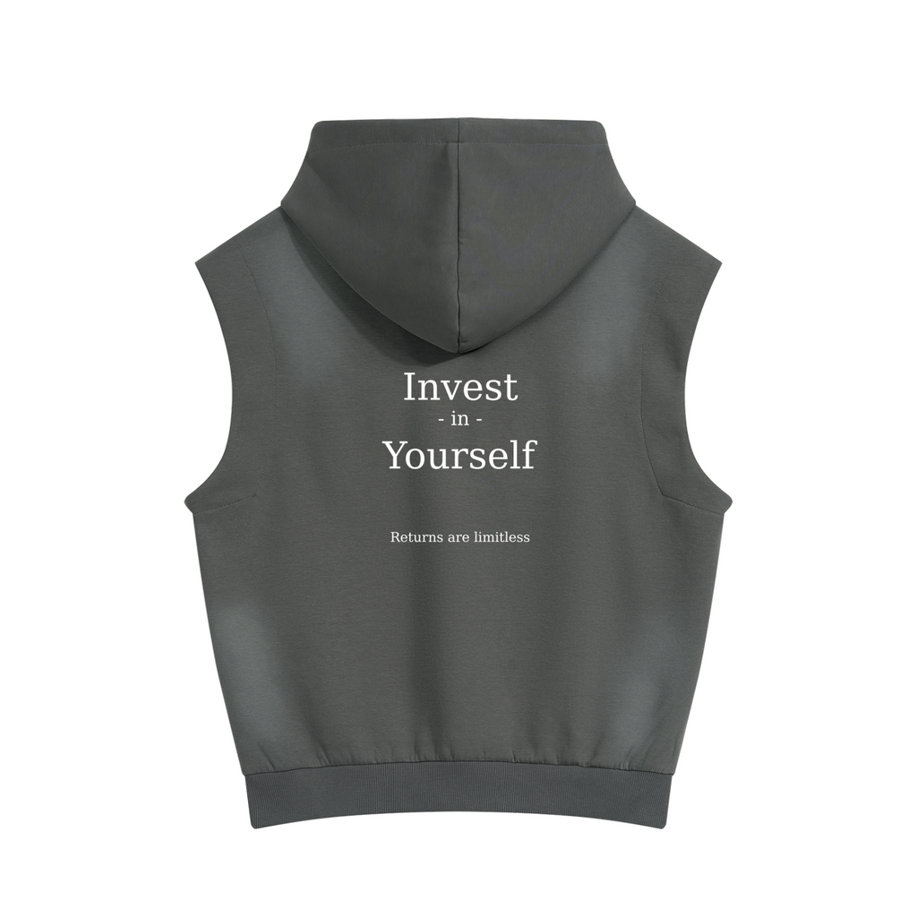 A.MP Grommet Sleeveless Hoodie | Premium Oversized Unisex Streetwear | 370GSM