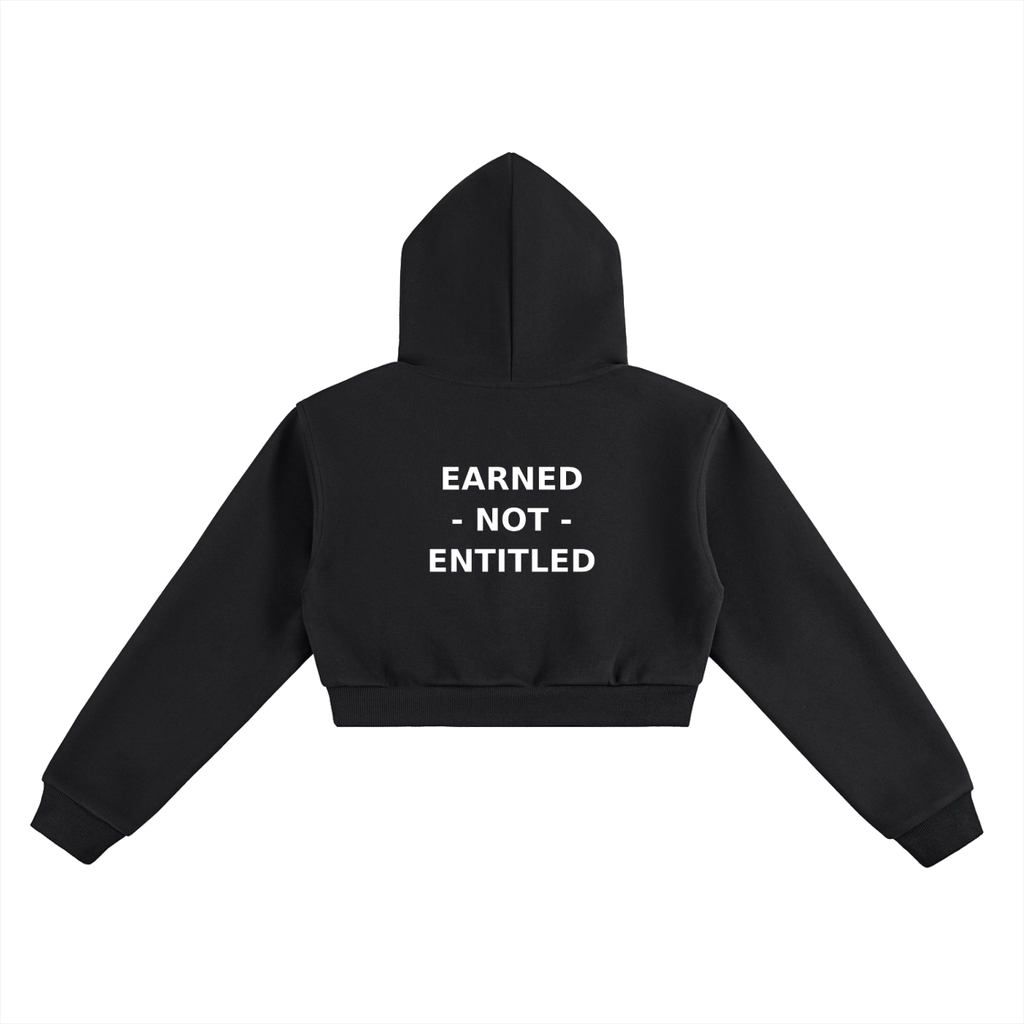 Woman,Crop,Hoodie 