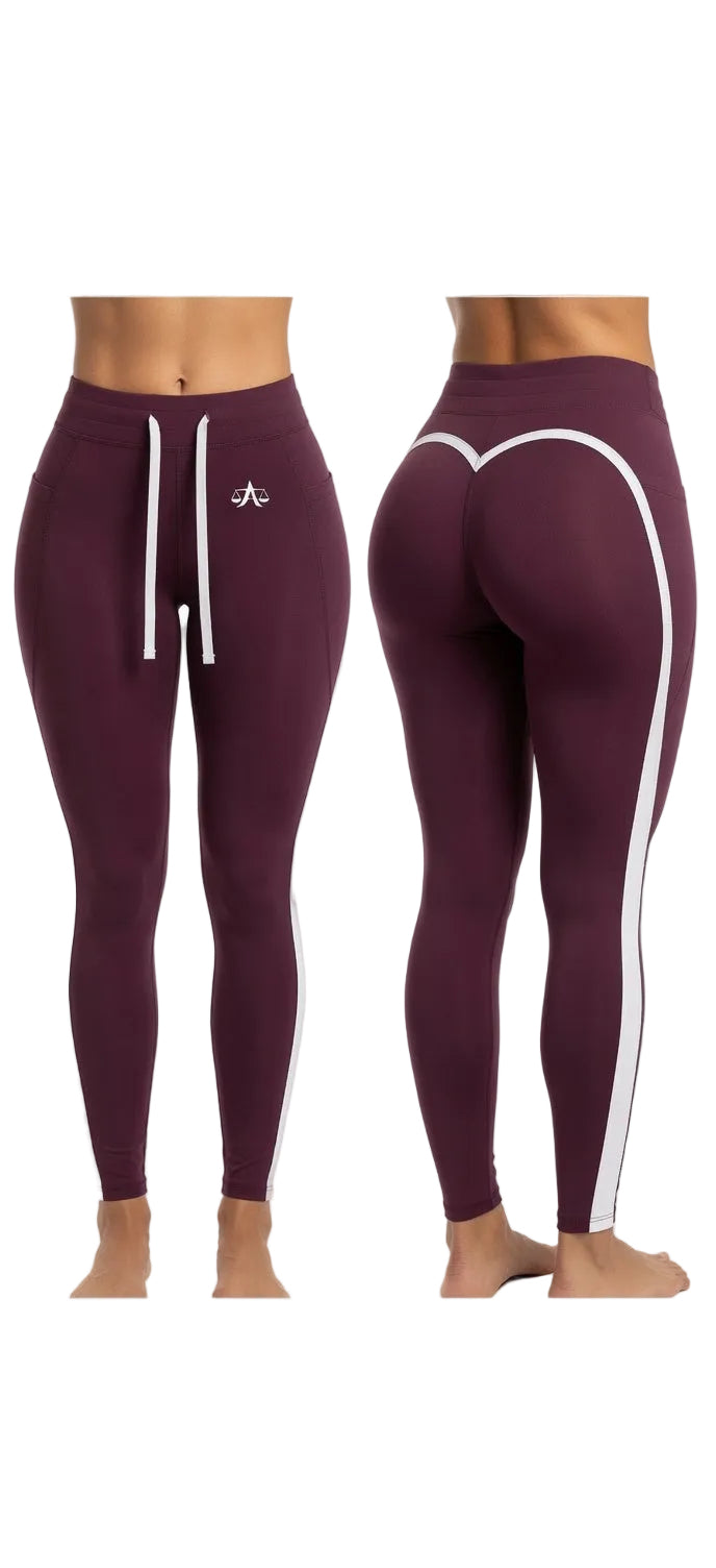 A.MP Women's A Scale Performance Leggings — front view