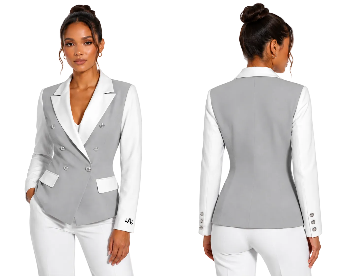 A.MP Women's A Scale Tailored Signature Blazer Statement Edition — front view