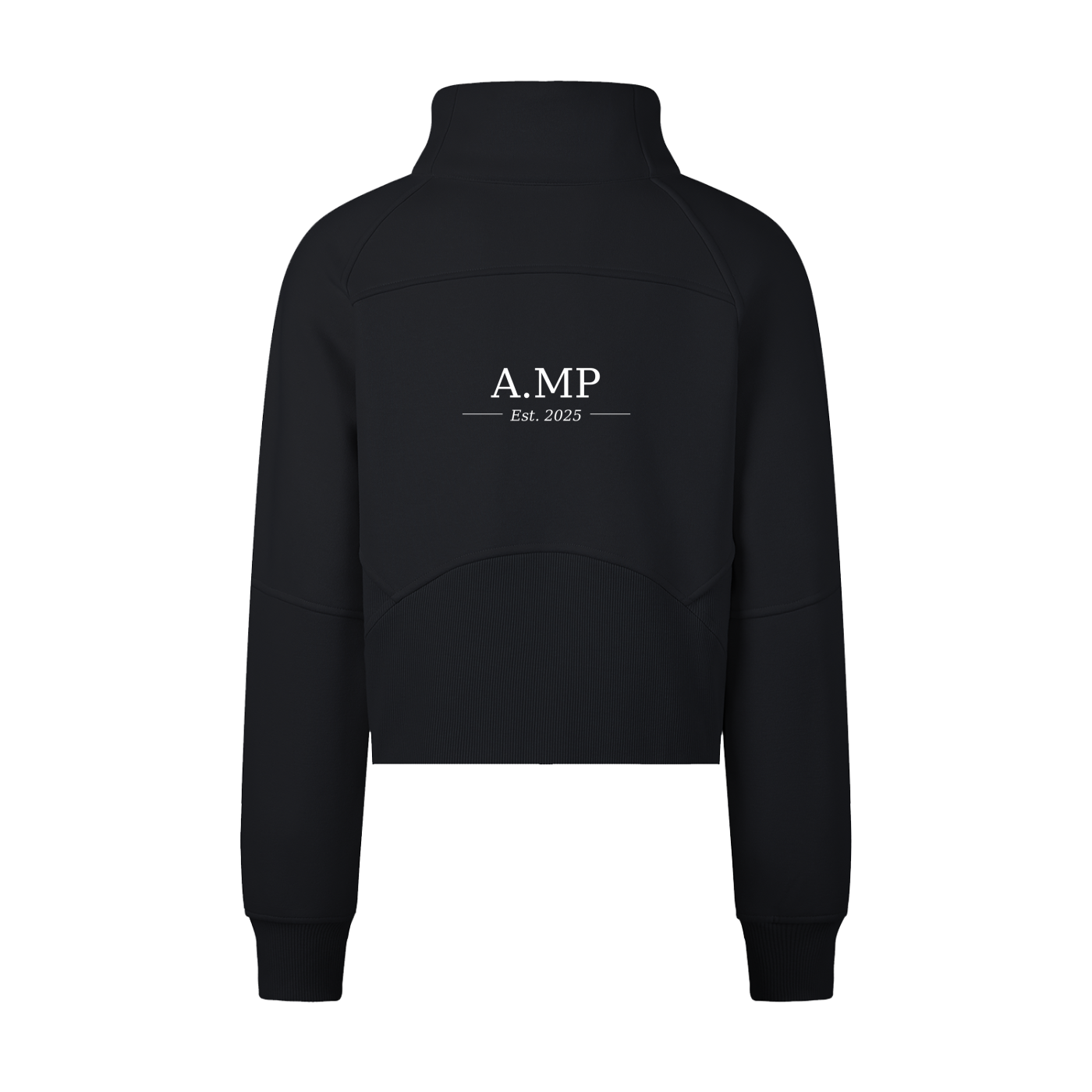 A.MP - Cropped Half-Zip Sweatshirt