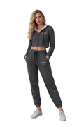A.MP -  Women's Crop Hoodie Sports Set
