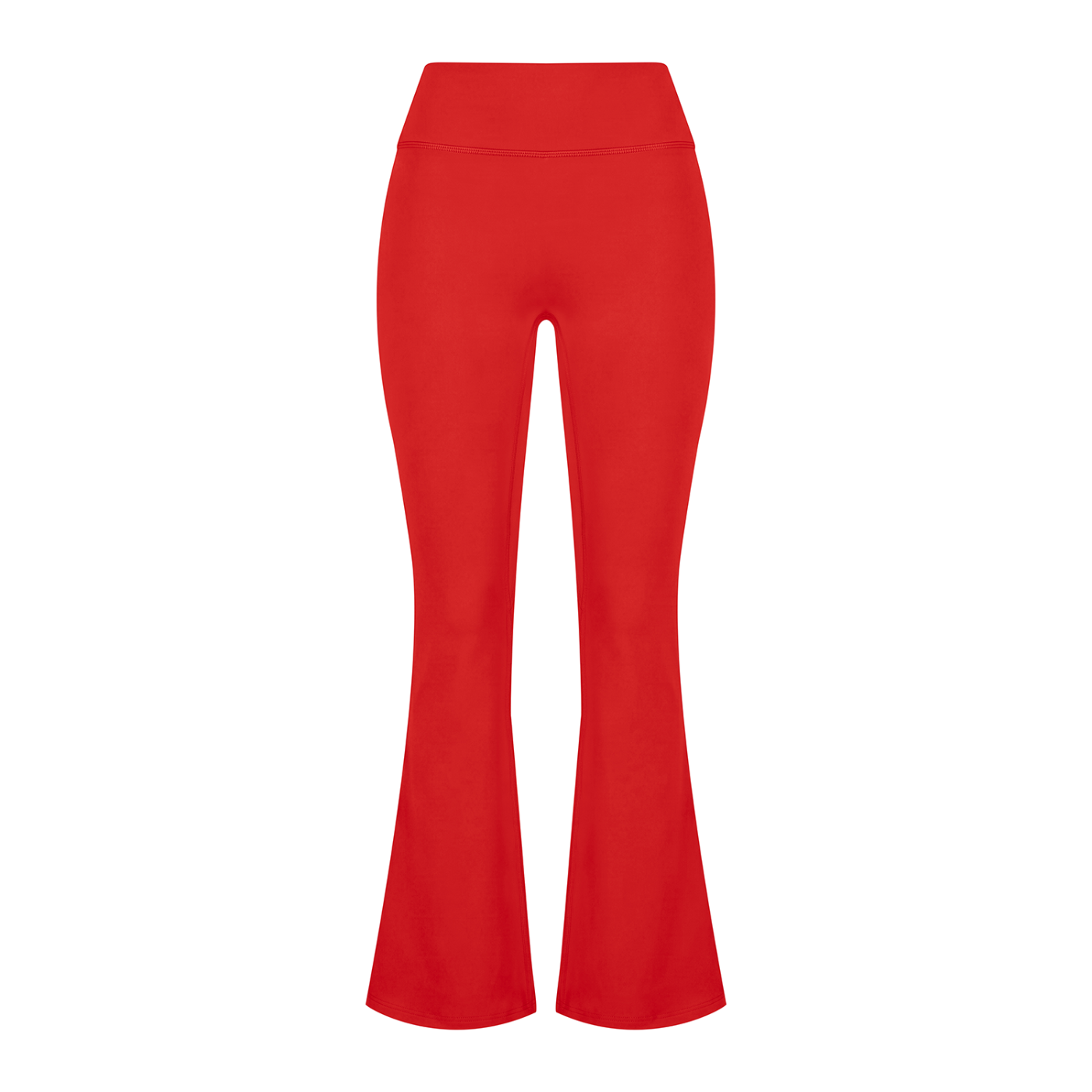 A.MP Women's A Scale High Rise Flared Leggings — back view