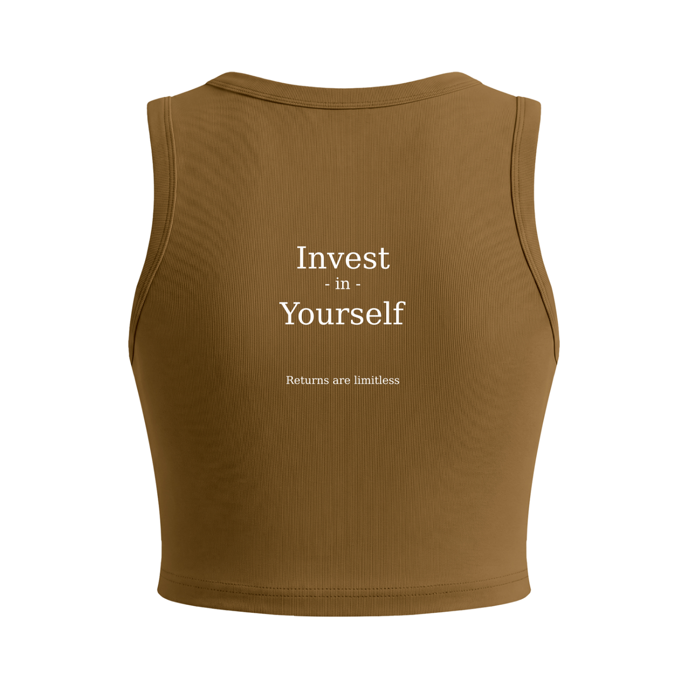 A.MP Ribbed Crop Tank Top — colour option