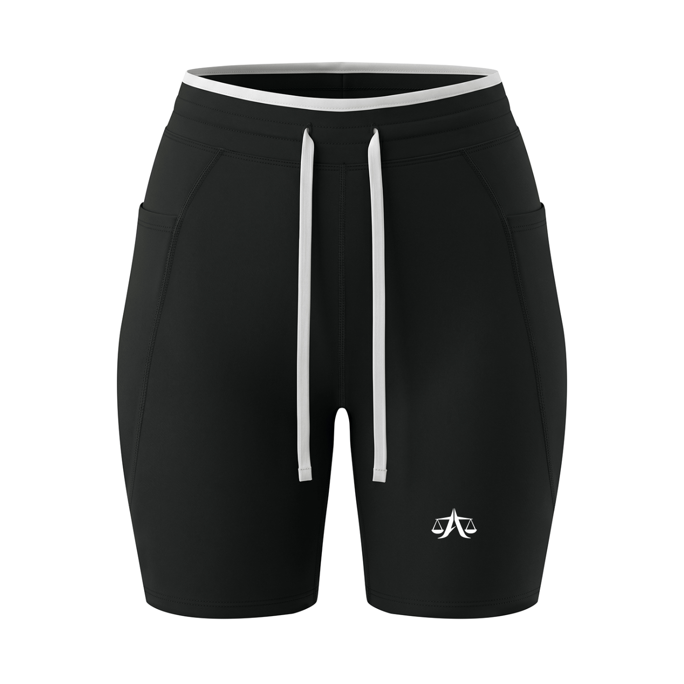 A.MP A Scale High Rise Performance Shorts — back view