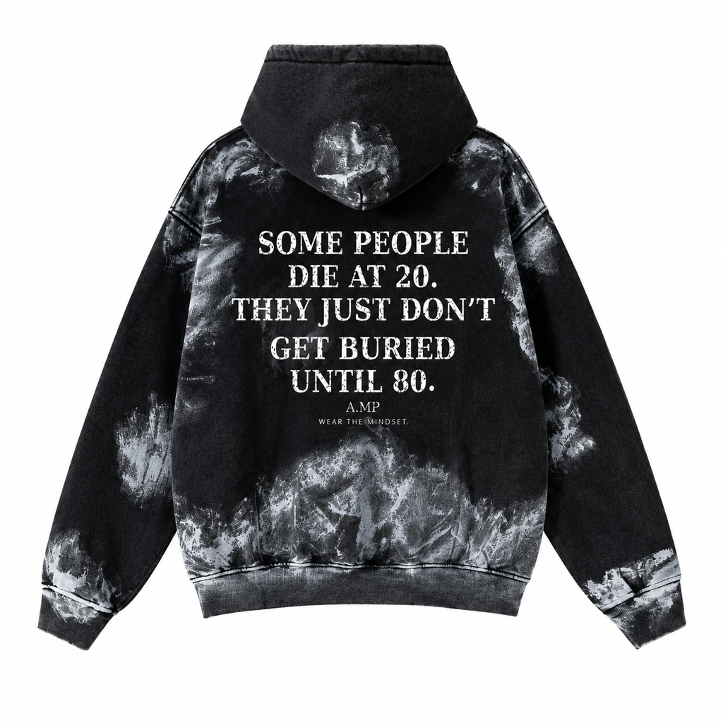 A.MP Heavyweight Vintage-Wash Hoodie