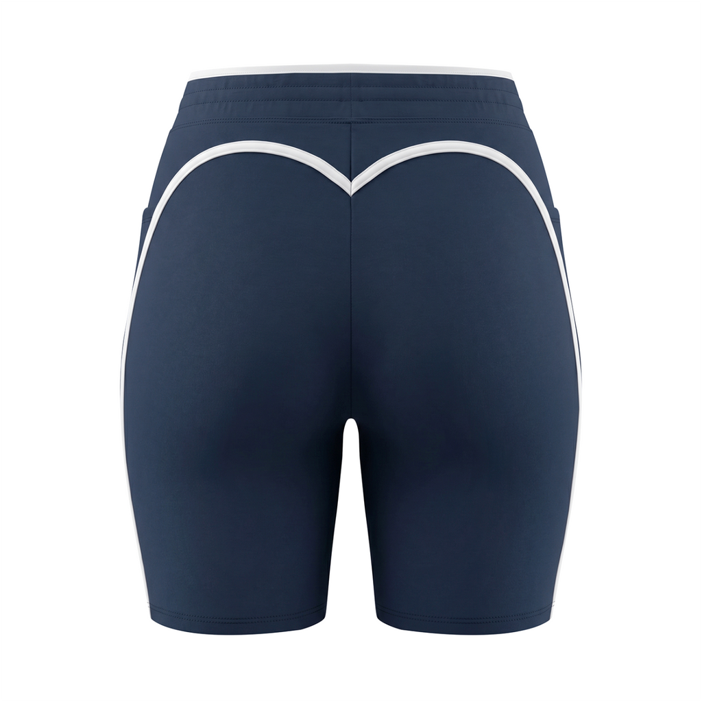 A.MP A Scale High Rise Performance Shorts — fit detail