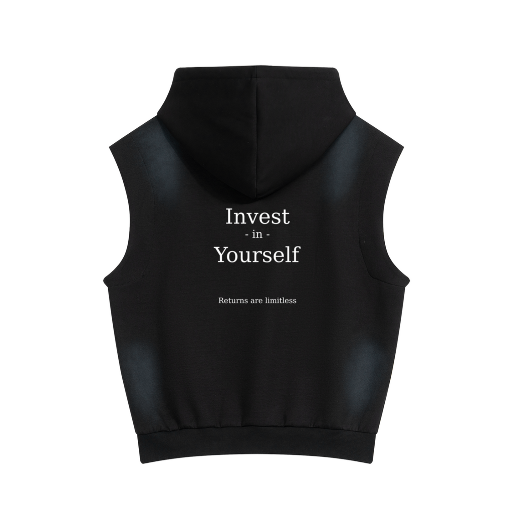 A.MP Grommet Sleeveless Hoodie — grommet detail