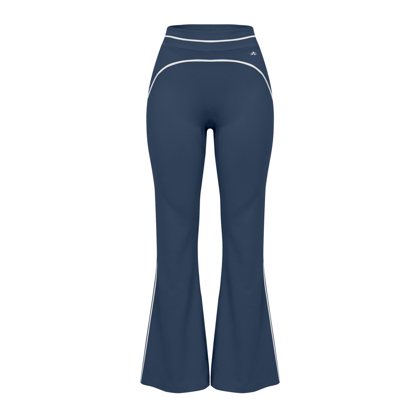 A.MP Women's High-Rise Flared Yoga Pants with sculpting high-rise waistband