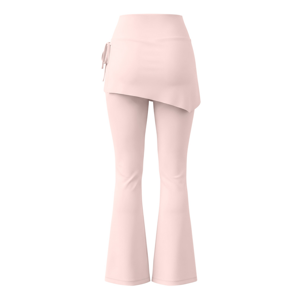 A.MP Skirted Flare Yoga Leggings alternate product image 2