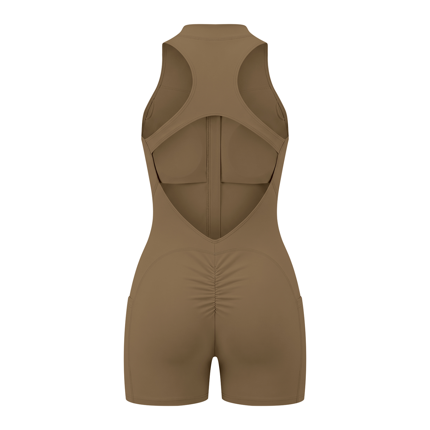 A.MP Women's Quarter-Zip Yoga Romper