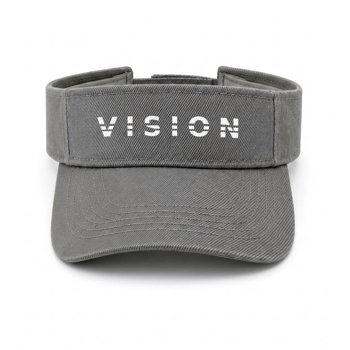 Embroidery Open-Top Visor