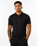 A.MP - Signature Half Zip Polo