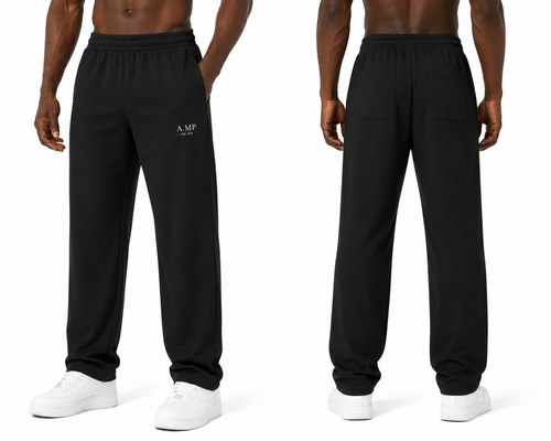 A.MP Essential Straight-Leg Sweatpants — front view