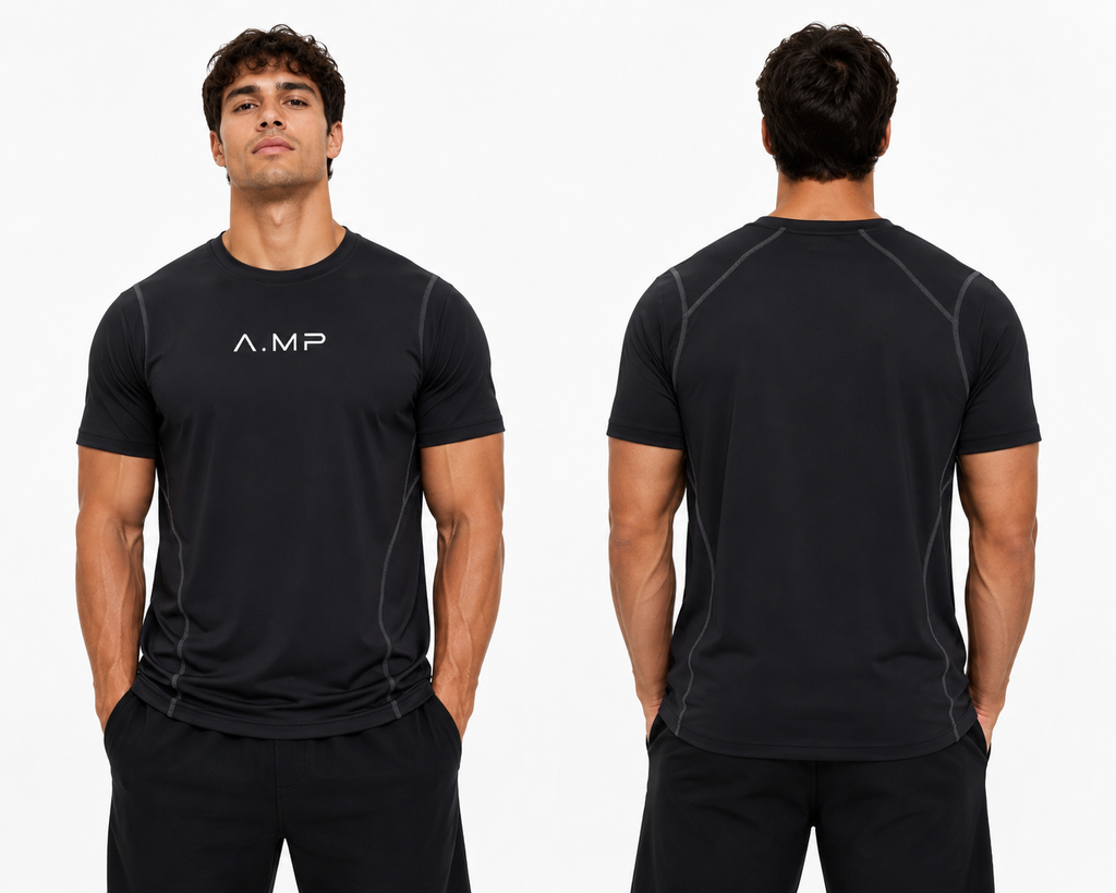 A.MP - Men's Contrast Stitch Performance T-Shirt