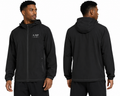 A.MP Men's Hooded Zipper Windproof Jacket — front view