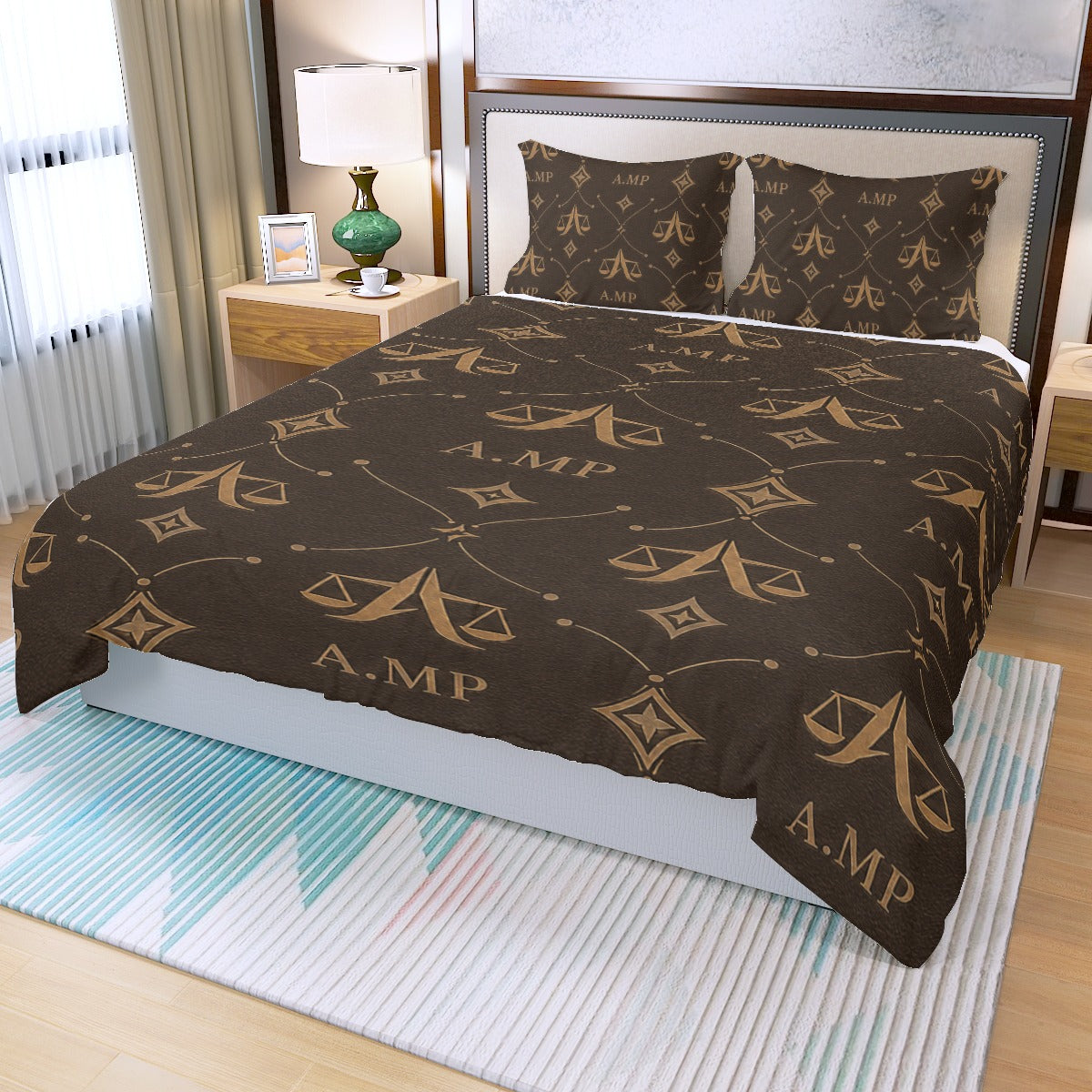 Three Piece Duvet Bedding Set