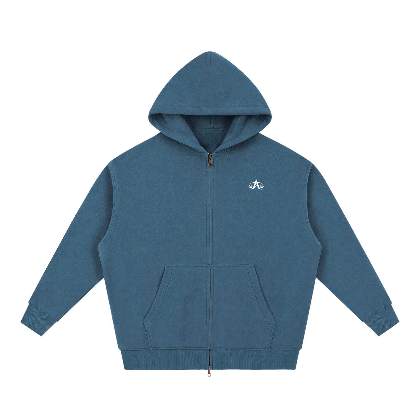 A.MP SAGE Signature Zip Hoodie — zip detail