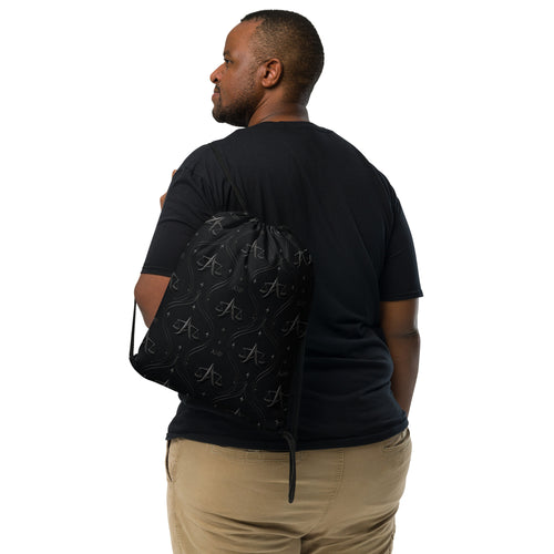 A.MP Black Core Drawstring Bag — front view