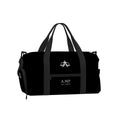 A.MP gym duffle bag with shoe compartment, front view
