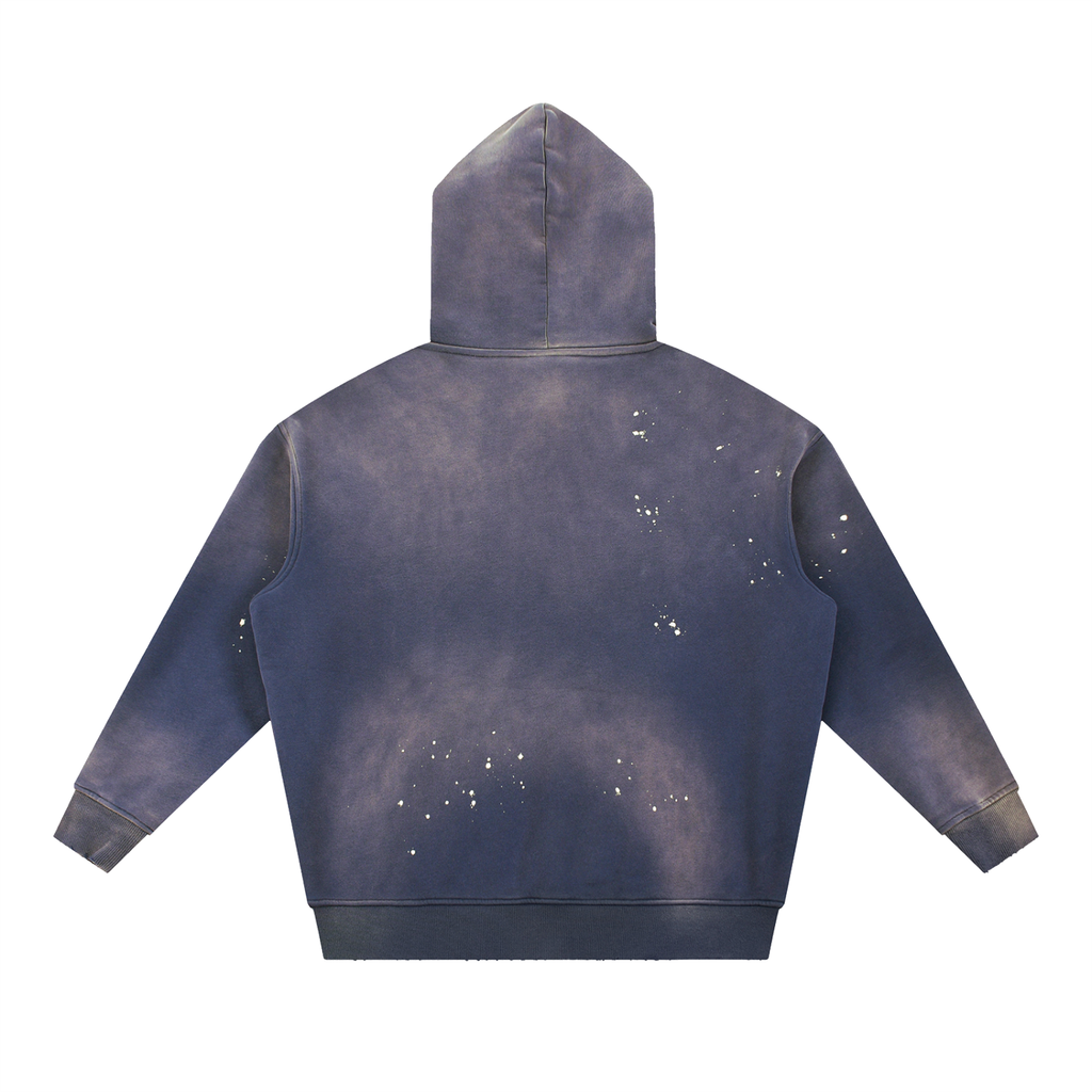 A.MP - Vintage Distressed Fleeced Hoodie