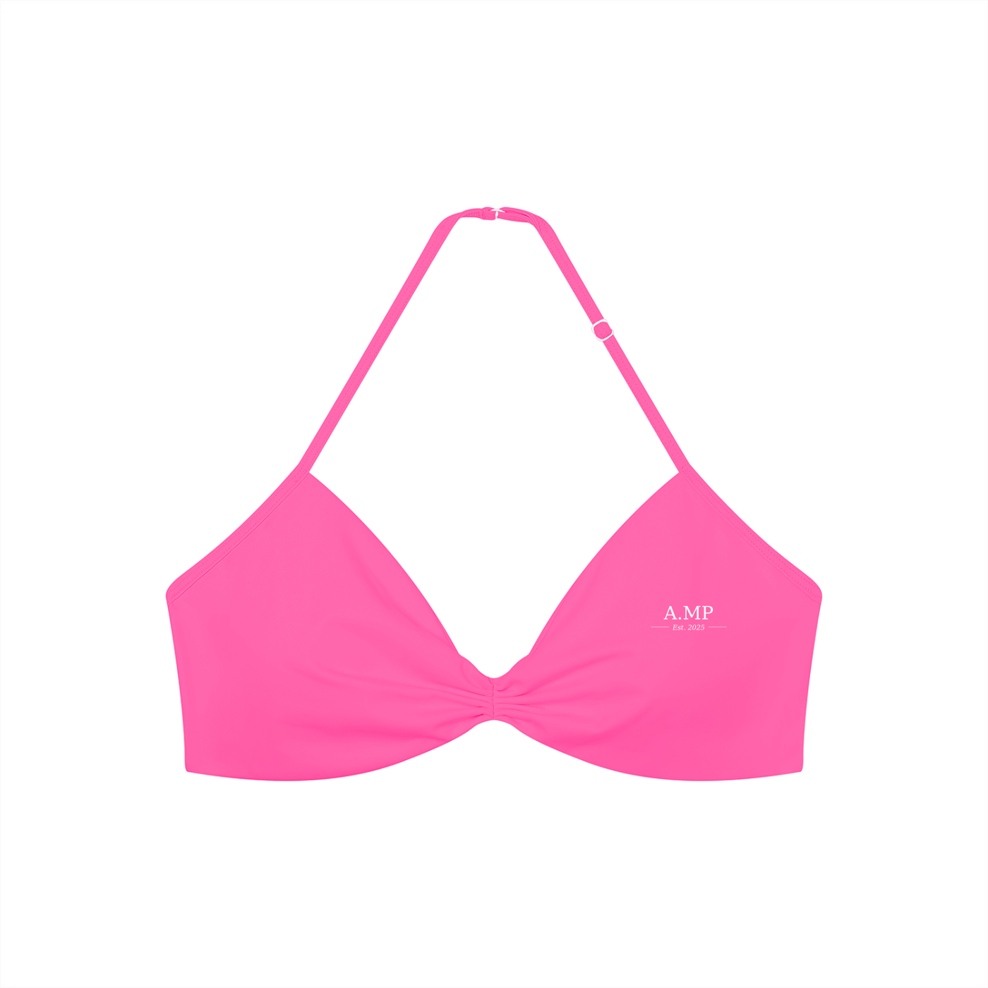 A.MP - Women’s Ruched Halter-Neck Sports Bra
