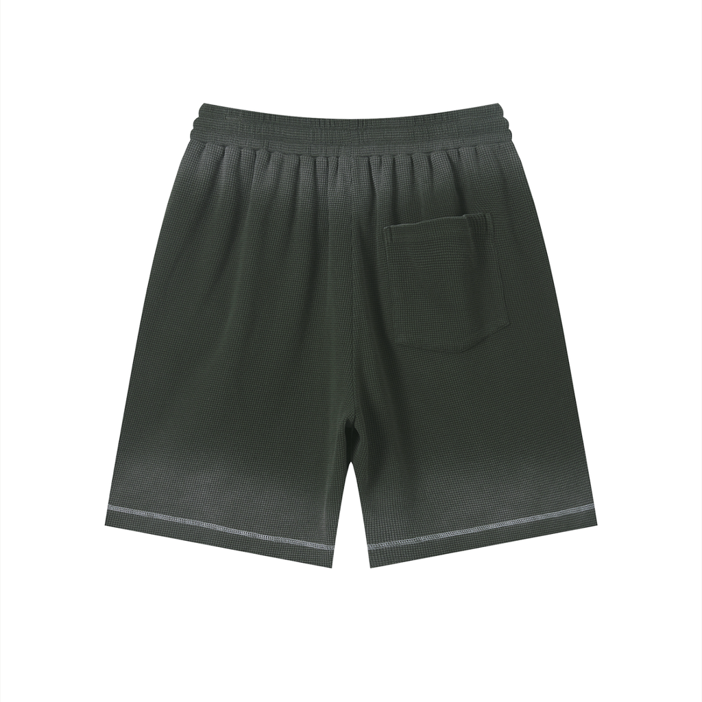 A.MP - Waffle Raw Hem Shorts