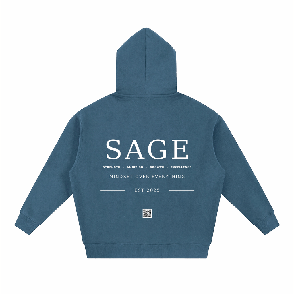 A.MP SAGE Signature Zip Hoodie — hood detail