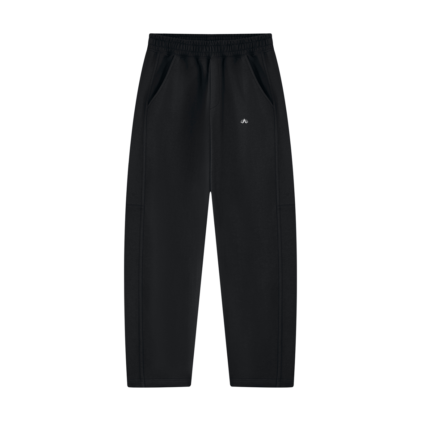 A.MP Unisex Tapered Straight Hem Sweatpants — front view