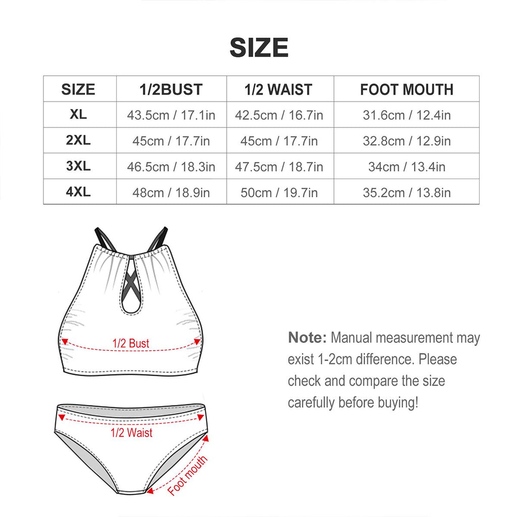 A.MP Plus Size High-Waisted Bikini — fit detail