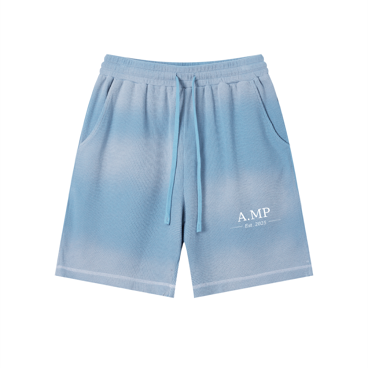 A.MP Waffle Raw Hem Shorts — colour option
