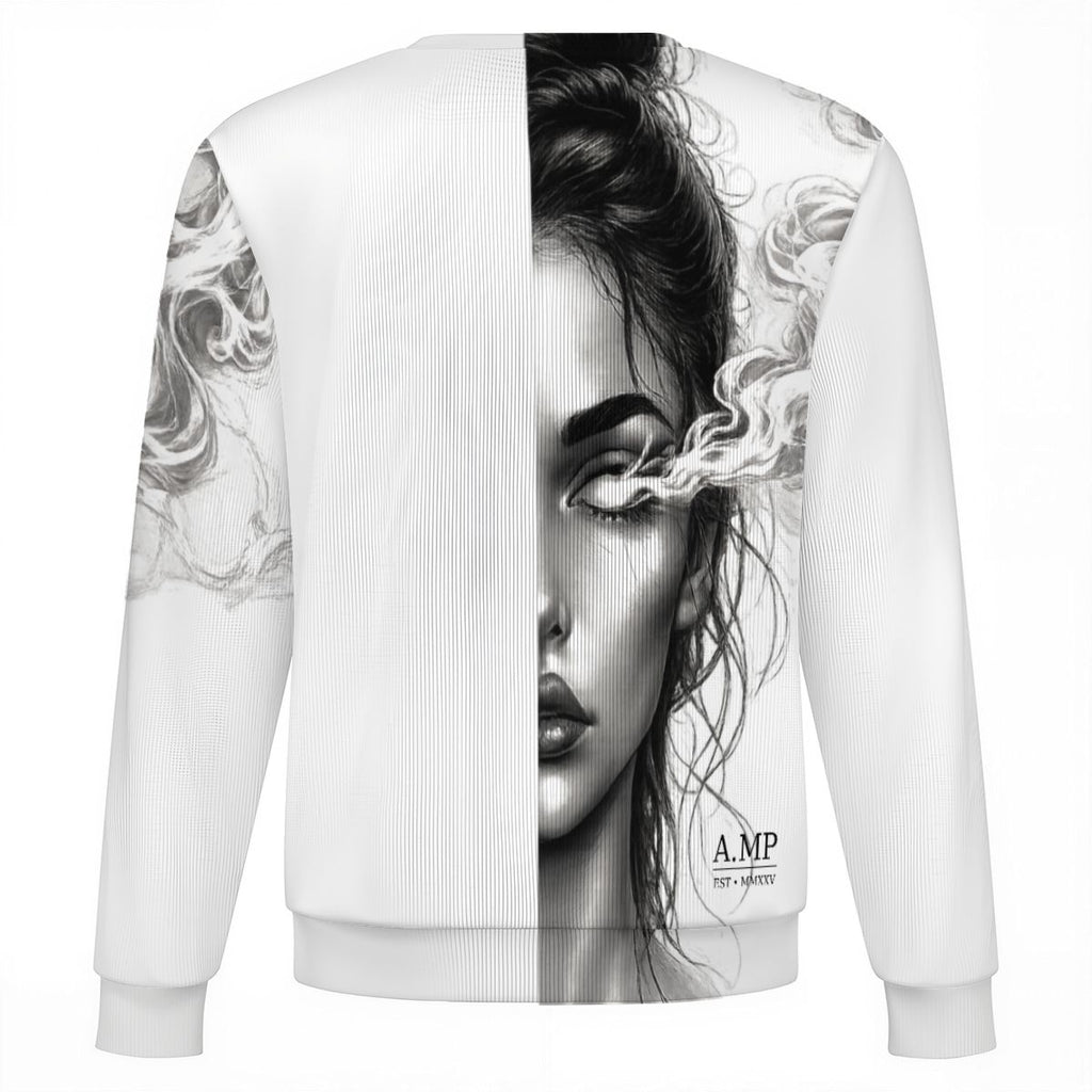 A.MP Phantom Vision Oversized Sweater — styled view