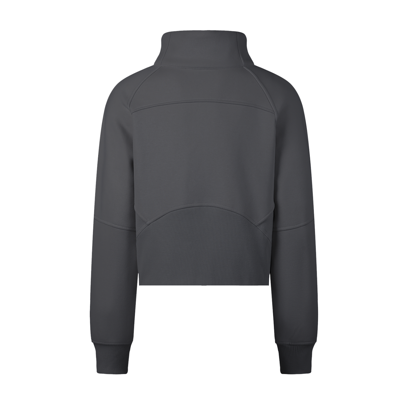 A.MP - A Scale Cropped Half-Zip Sweatshirt